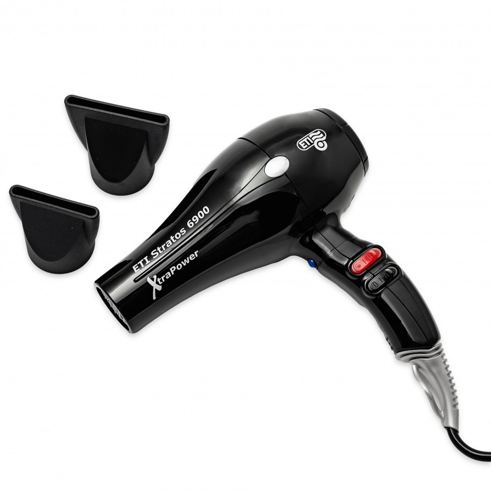 Фен ETI Stratos 6900 Xtrapower 2500 ватт, черный