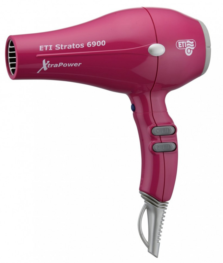 Фен ETI Stratos 6900 Xtrapower 2500 ватт, розовый