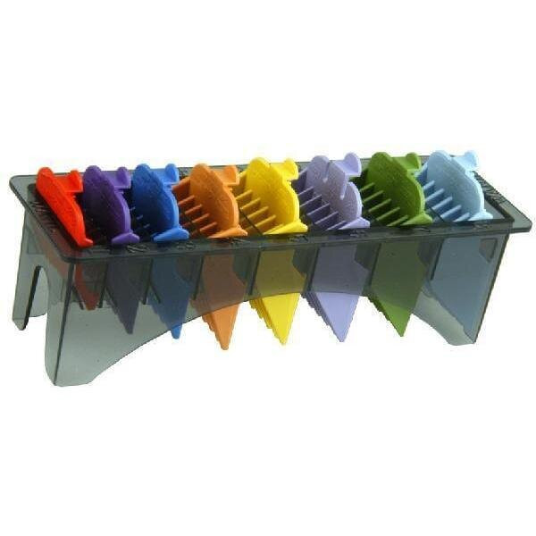 Набор пластиковых насадок 8 шт цветные для машинок Wahl