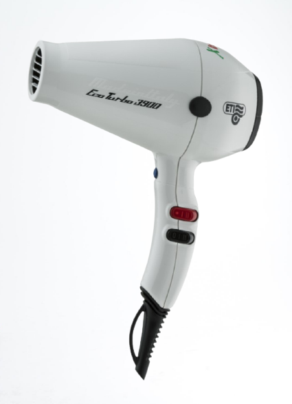 Фен ETI Eco Turbo 3900 Xtrapower 2500 ватт, белый
