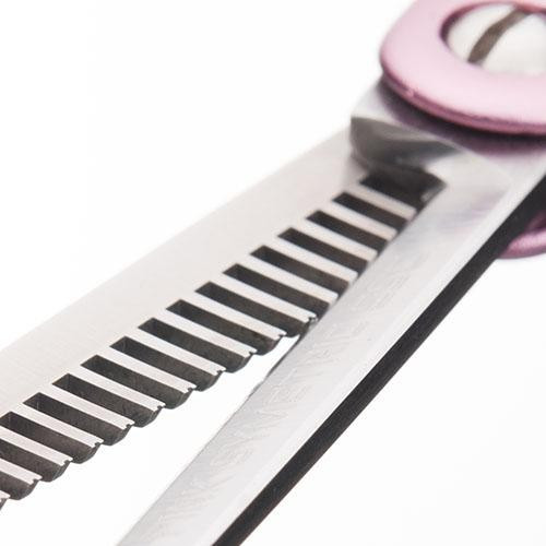 Ножницы филировочные Artero Symetric розовые 5.5