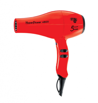 Фен ETI Hyper Power 4800, 2600 ватт, красный