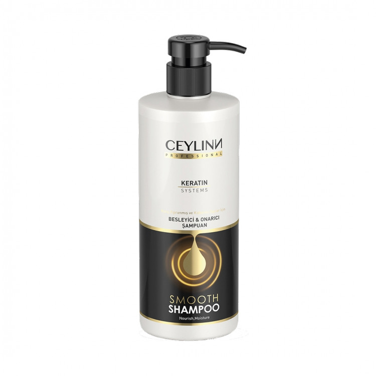 Шампунь для волос CEYLINN SMOOTH с кератином, 500 мл