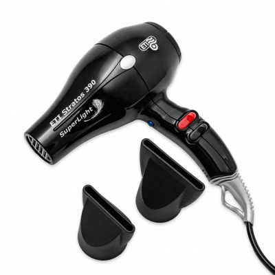 Фен ETI Stratos Superlight 390, 2200 ватт, черный