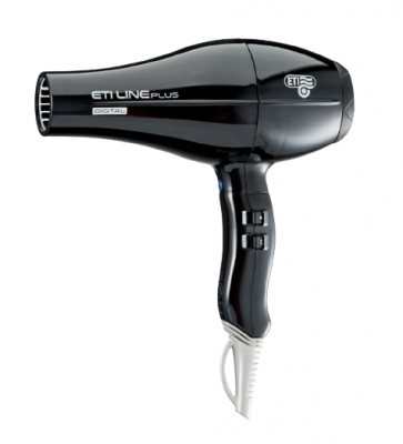 Фен ETI Line Digital Plus 2500 ватт, черный