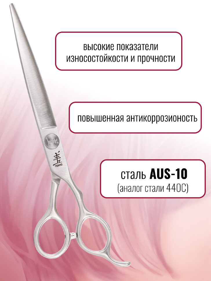 Ножницы прямые Yento Fanatic 7"