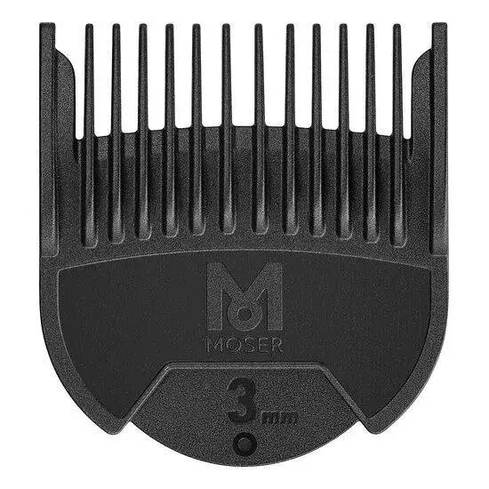 Насадка гребень пластиковая  Moser 1802-7010, 3 мм, черная