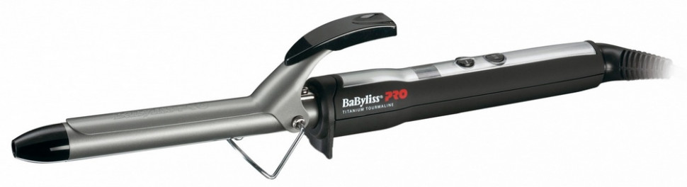Плойка BaByliss Pro Titanium Tourmaline, c терморегулятором и цифр. диспл., 19мм