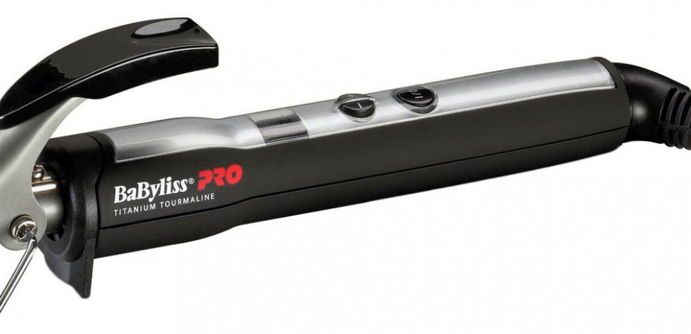 Плойка BaByliss Pro Titanium Tourmaline, c терморегулятором и цифр. диспл., 19мм