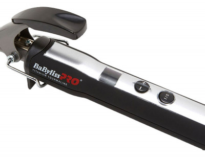 Плойка BaByliss Pro Titanium Tourmaline, c терморегулятором и цифр. диспл., 19мм