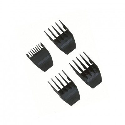 Набор пластиковых насадок Wahl для Beret (3,6,10,13 мм) 4 шт, черные