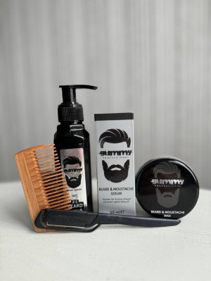 Набор GUMMY для ухода за бородой 5 в 1 с гребнем