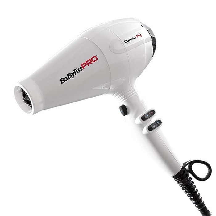 Фен BaByliss Pro CARUSO-HQ Ionic, 2400W, белый