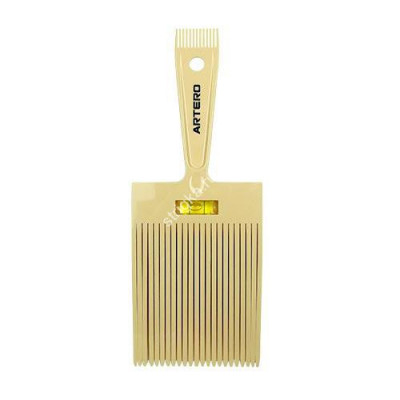 Гребень Artero Flat-top с уровнем для стрижки площадки, цвет белый