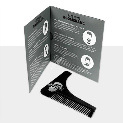 Расческа-трафарет для бороды Artero Boomerang