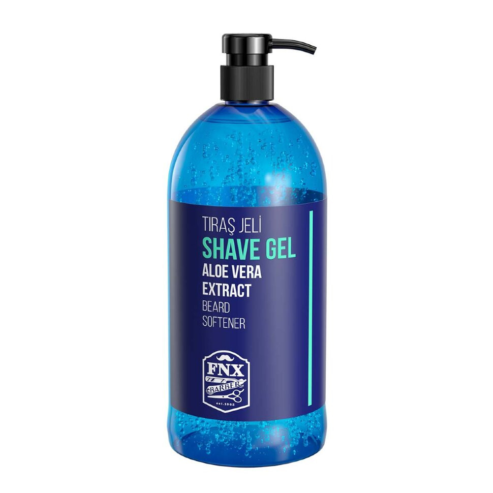 Гель для бритья FNX BARBER с экстрактом ALOE VERA, 950 мл