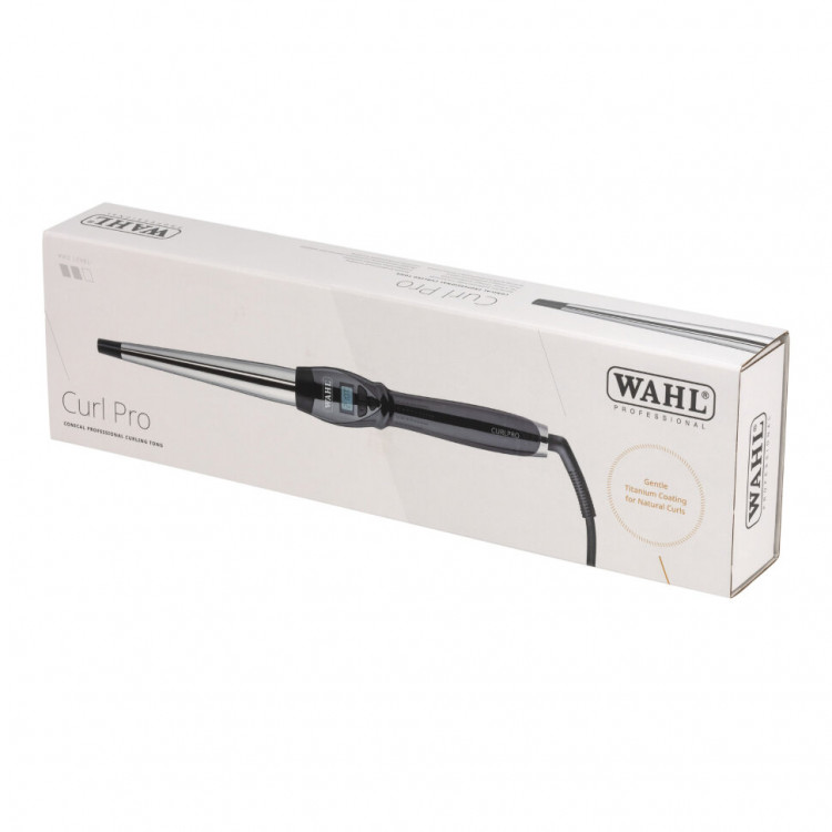 Щипцы для завивки волос конические Wahl 4437-0471 CurlPro2, титан