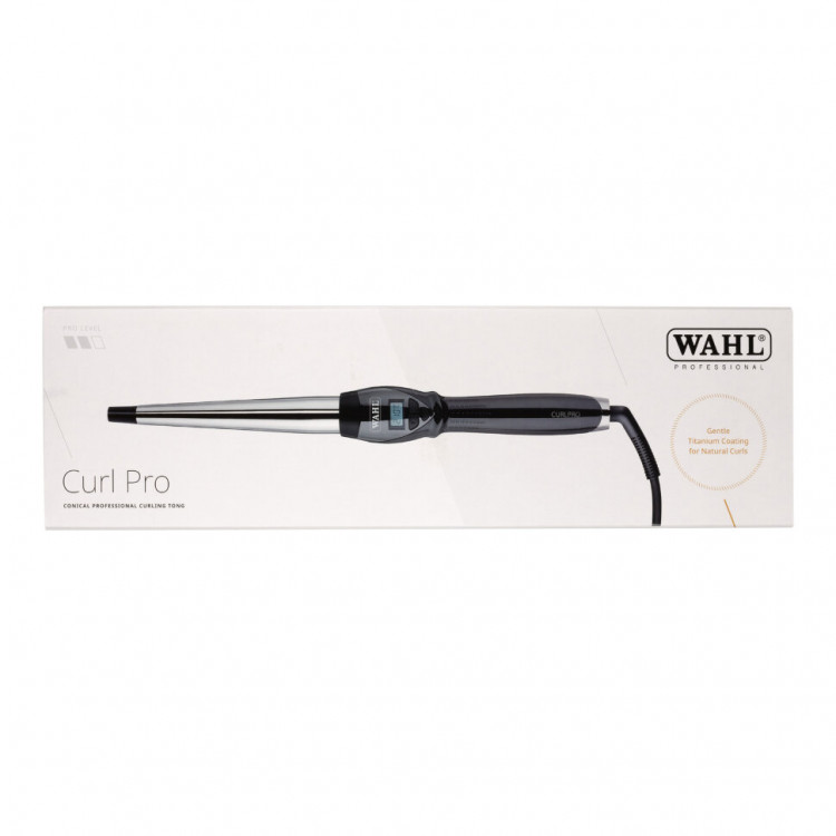 Щипцы для завивки волос конические Wahl 4437-0471 CurlPro2, титан