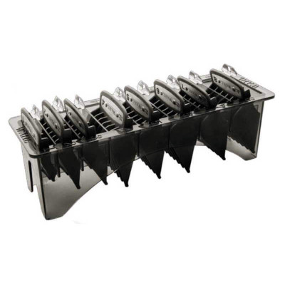 Набор пластиковых насадок Wahl для машинок, 3-25 мм, 8 шт, черный