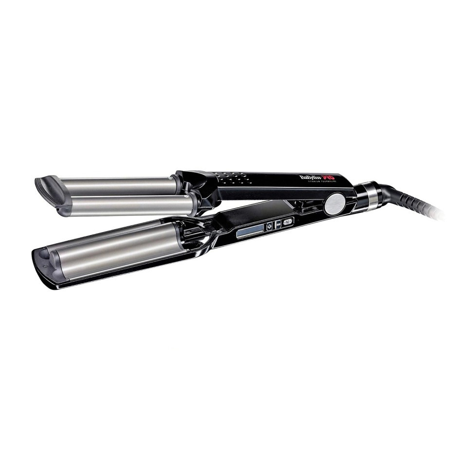 Плойка тройная BaBylissPRO BAB2369TTE с терморегулятором, титан+турмалин, 19 мм