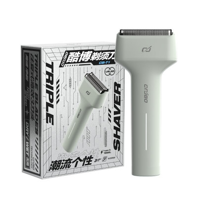 Электробритва Coobo CB-T1 с двойной бритвенной сеткой и лезвием, зеленая