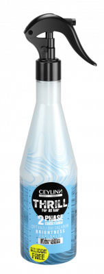 Двухфазный кондиционер для волос CEYLINN THRILL с кератином без силикона, 400 мл
