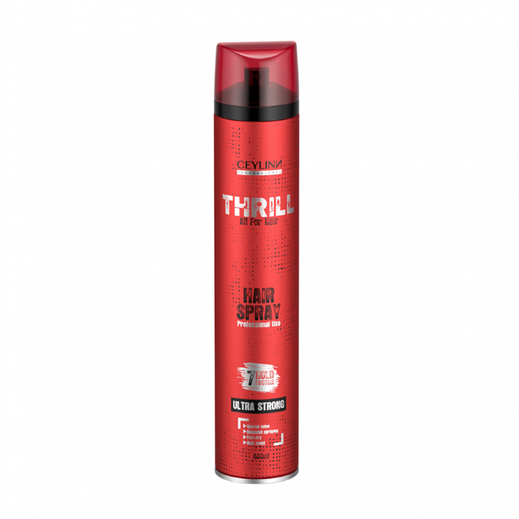 Лак для волос CEYLINN THRILL ULTRA STRONG, 400 мл