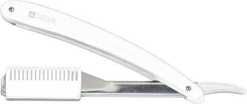 Бритва Dewal филировочная белая